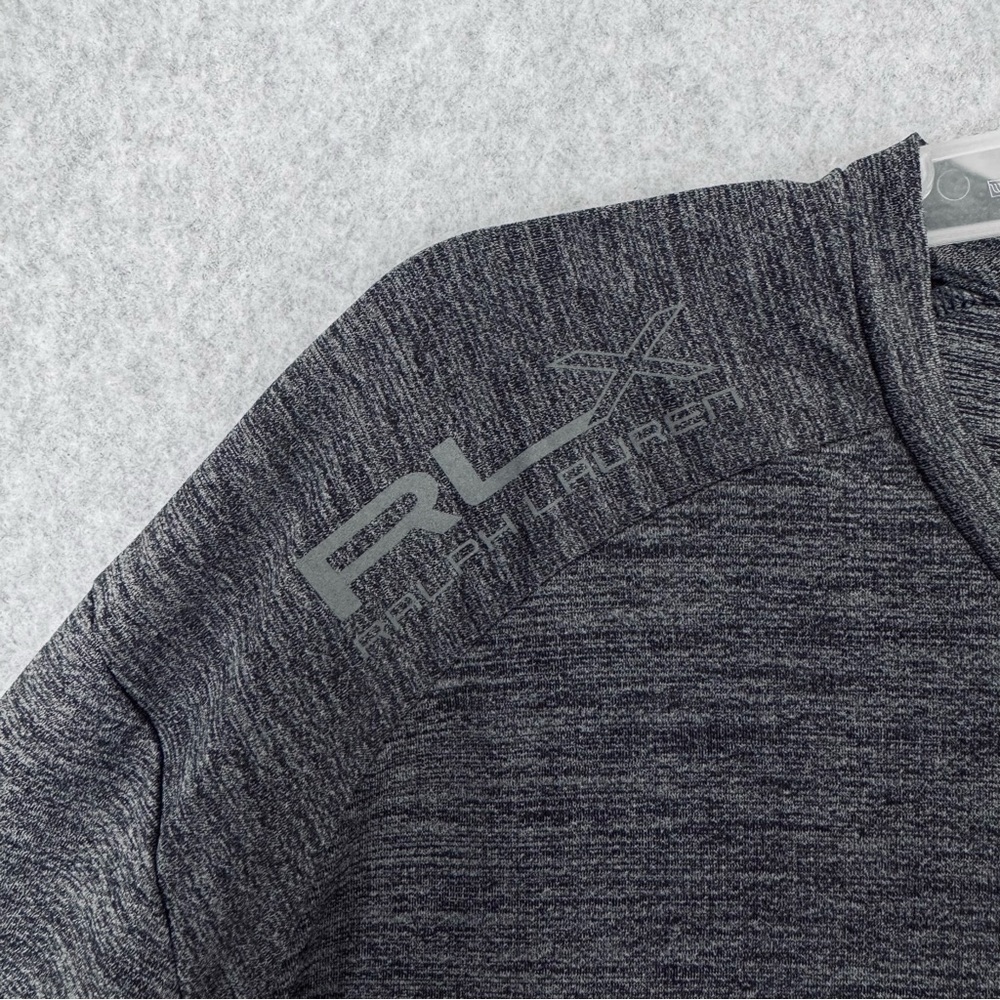 RLX Ralph Lauren Performance Long Sleeve Lightweight Crew Neck T Shirt Grey XL - Picture 4 of 16